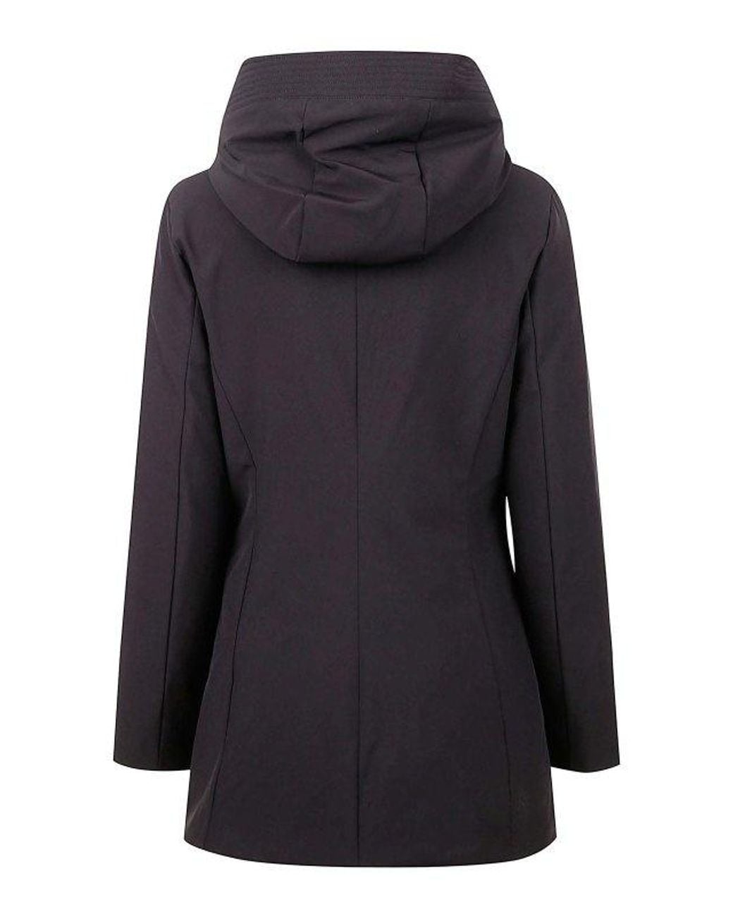 Woolrich Blue Hooded Down Jacket