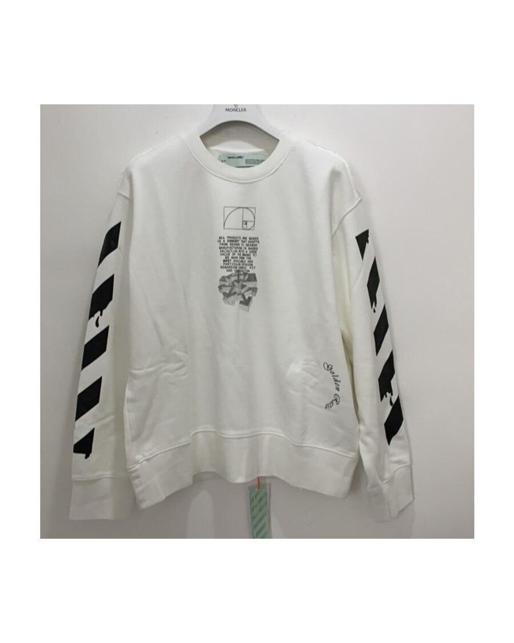 Off-White c/o Virgil Abloh Black Dripping Arrows Sweatshirt for men