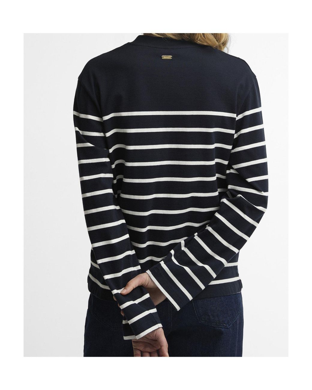 Barbour Blue Striped Long-Sleeve Tee