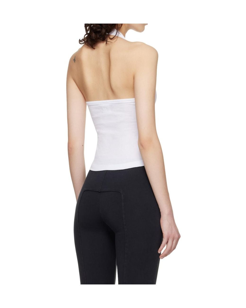 Vetements Blue Halter Neck Top