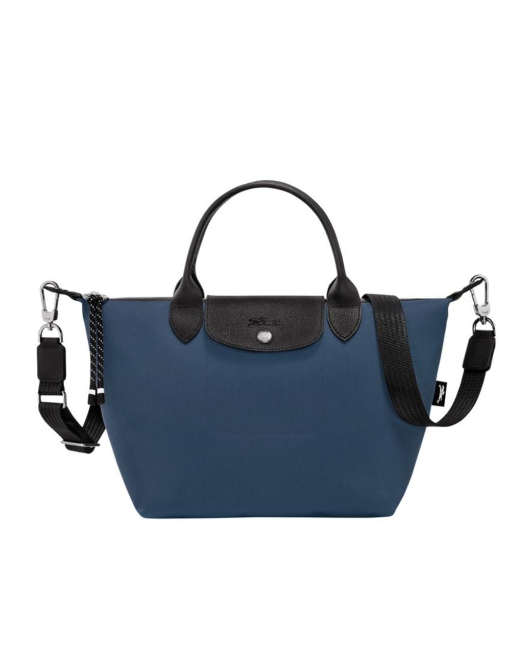 Longchamp Blue Le Pliage Energy Strapped Small Tote Bag