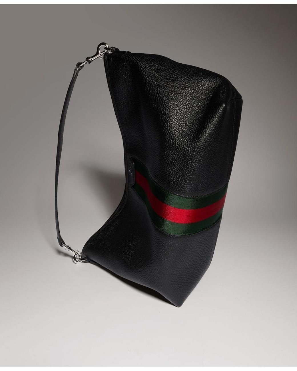 Gucci Black Web Trademark Small Crossbody Bag for men