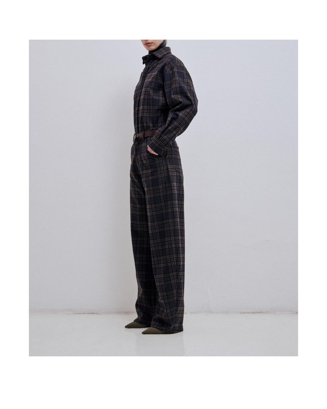 DARKPARK Blue Check Button-Up Shirt