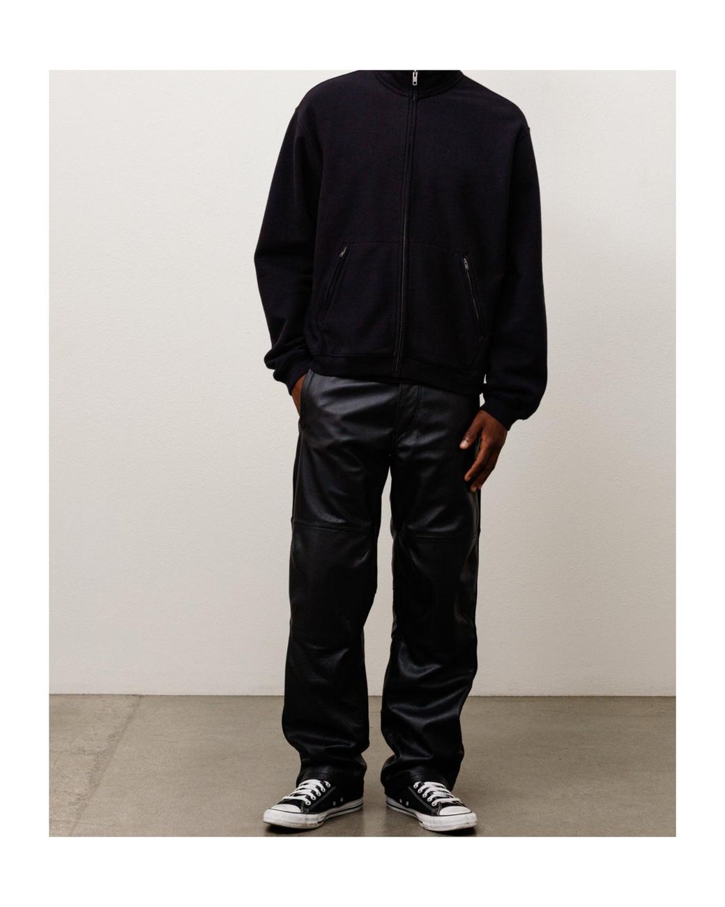 Stussy Blue Stüssy Zip-Up Funnel-Neck Sweatshirt for men