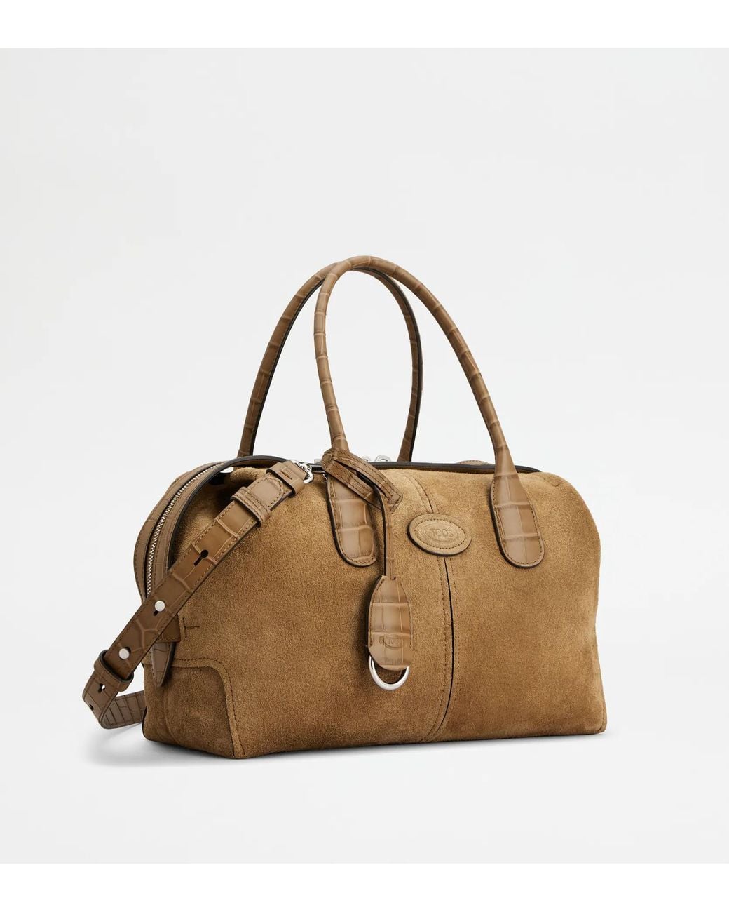 Tod's Brown Di Bag Bowling Bag