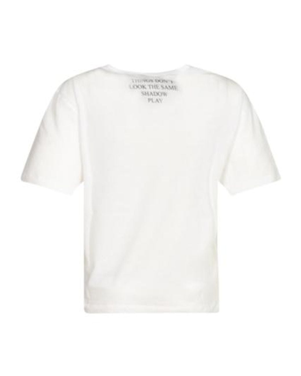 Ann Demeulemeester White Crew Neck T-Shirt