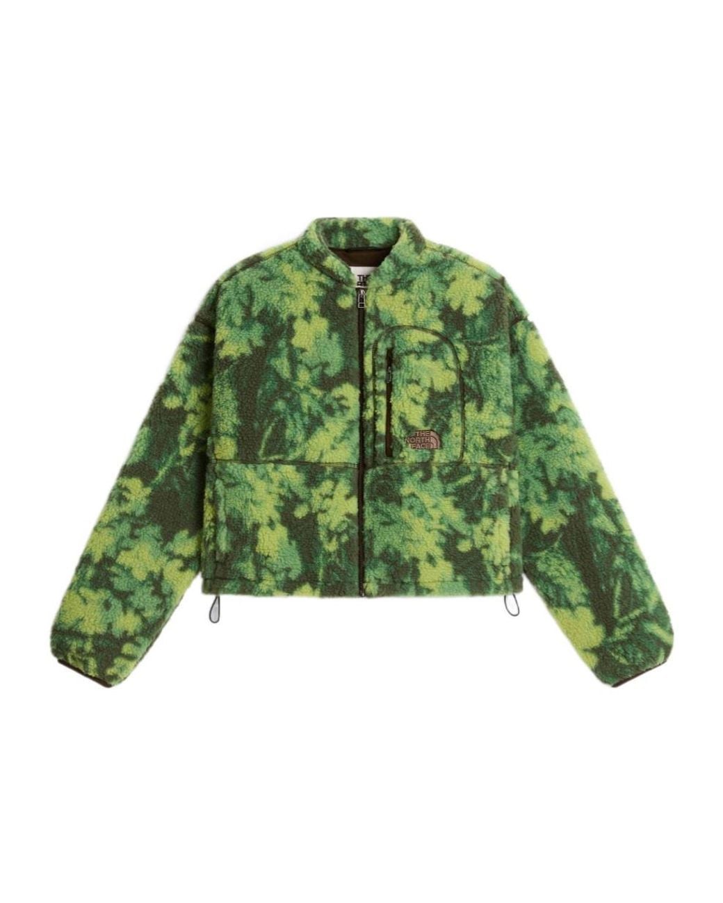 The North Face Green Cropped Fleece Jacket