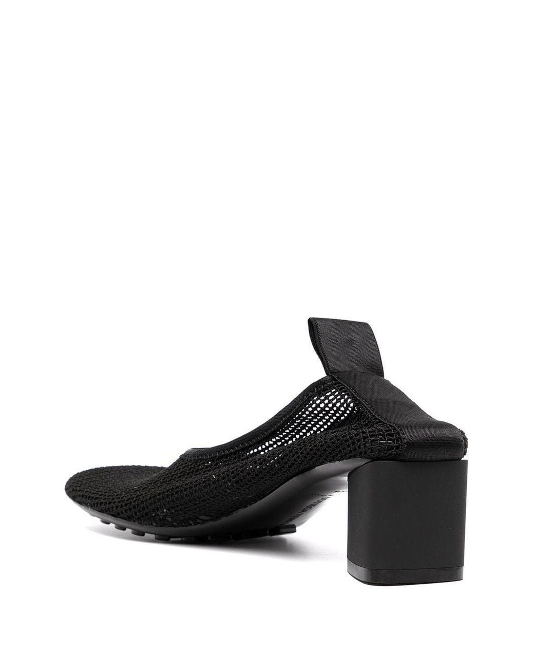 Bottega Veneta Black Thick Heels