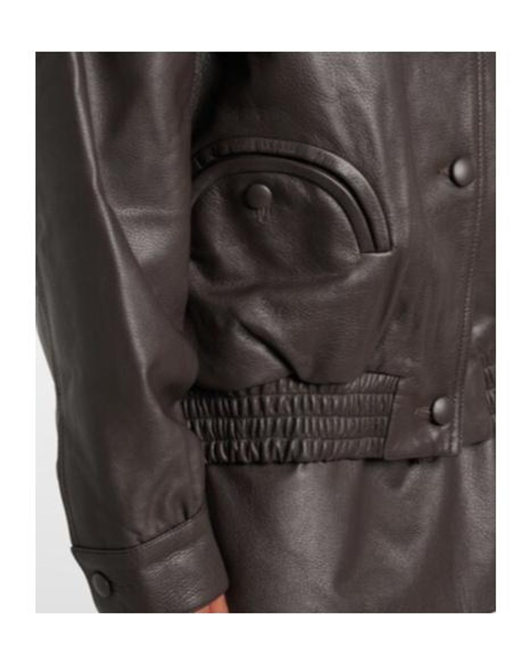 Blazé Milano Black Button Leather Jacket