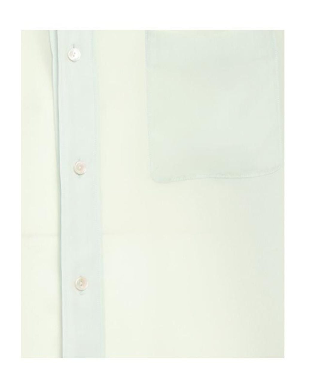 The Row White Bresson Cupro Shirt for men