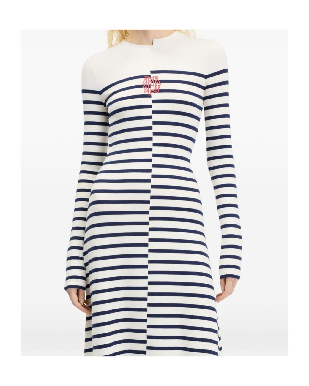 Jean Paul Gaultier White Long-Sleeved Dress