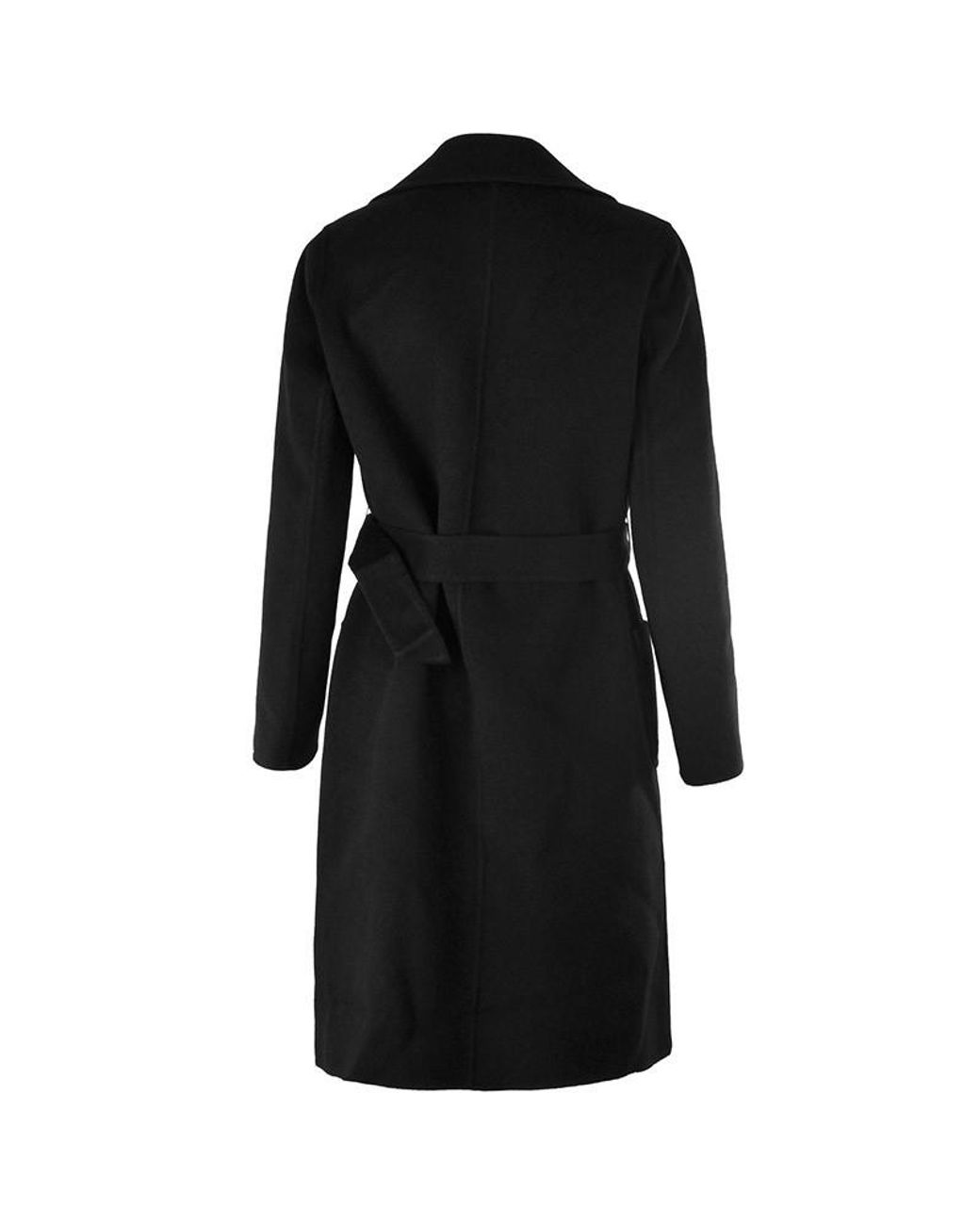 Emporio Armani Black Lapel Coat