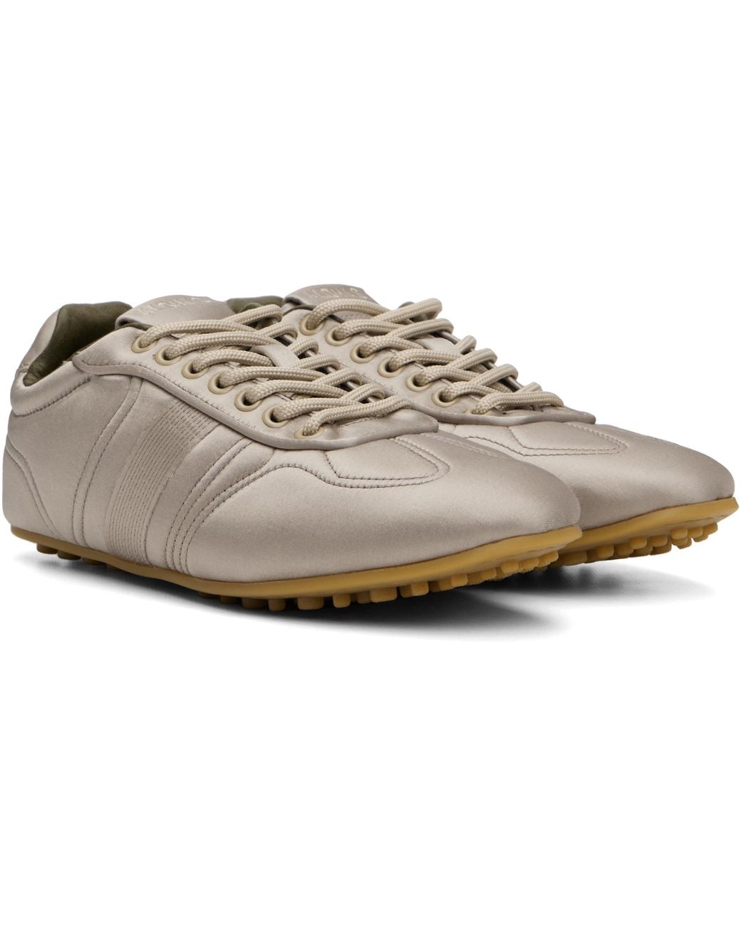 Alohas Gray Tb.69 Lace-Up Sneakers