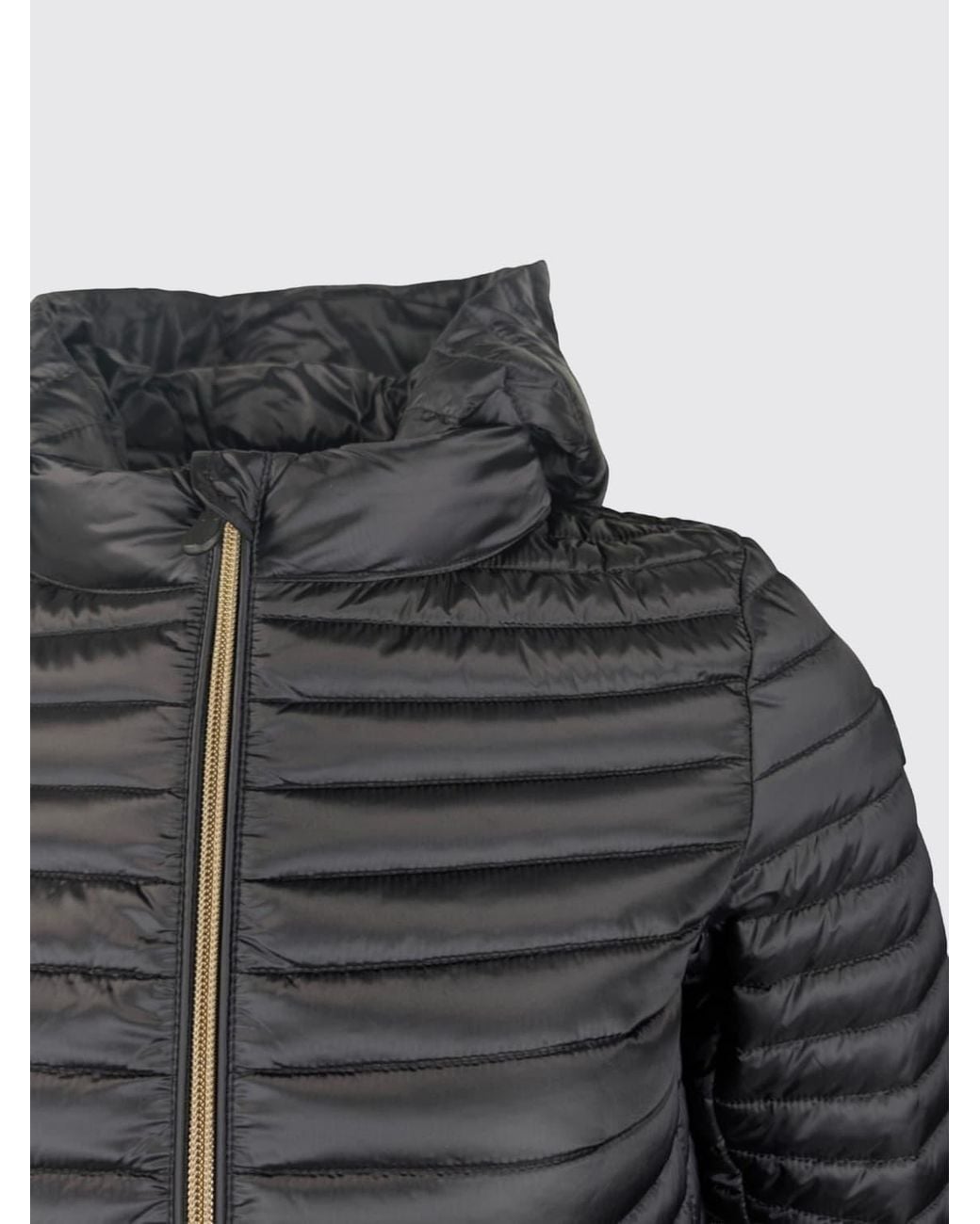 Save The Duck Gray Hooded Jacket