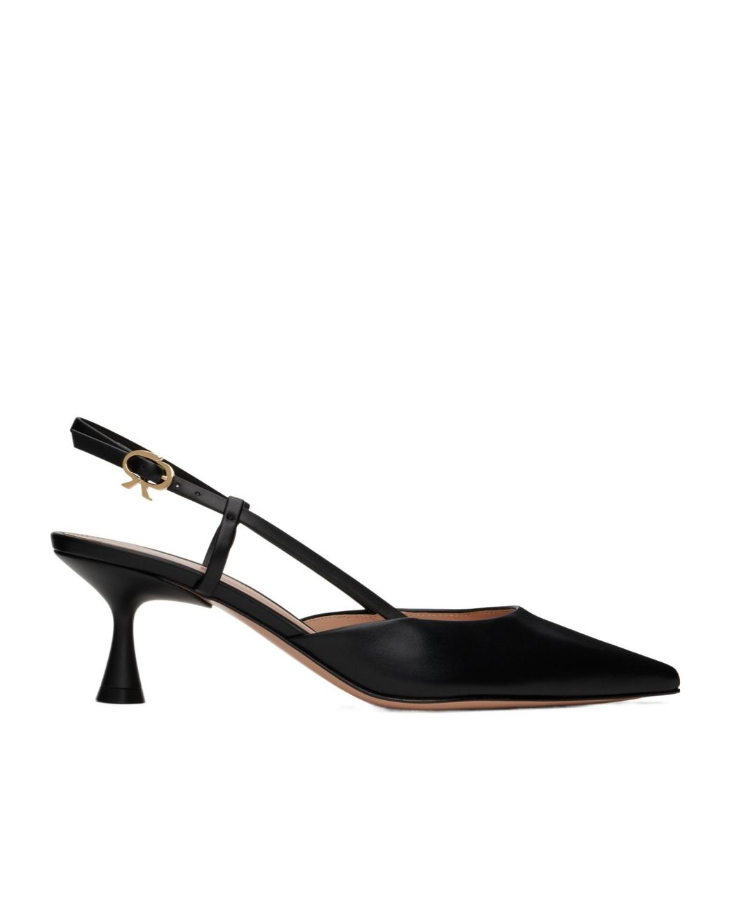 Gianvito Rossi Black Open-Toe High-Heeled Sandals