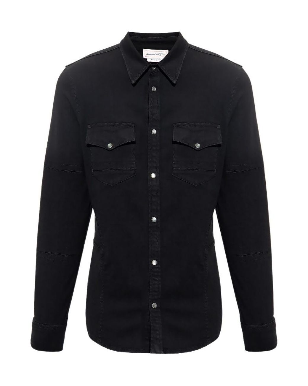 McQueen Blue Denim Shirt for men