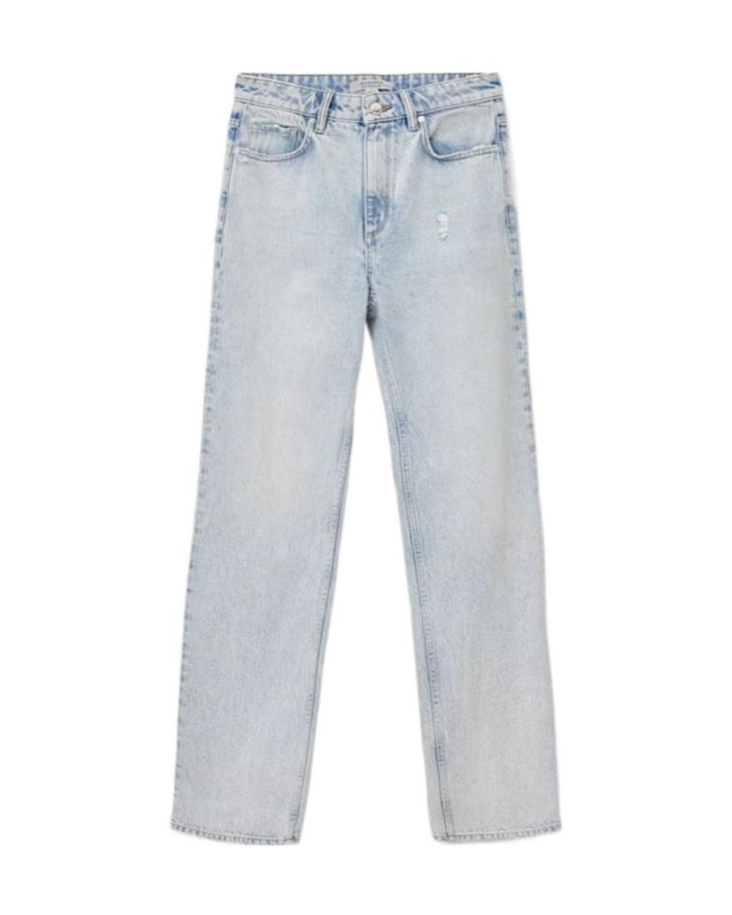 AllSaints Blue Brooklyn Straightleg Jeans
