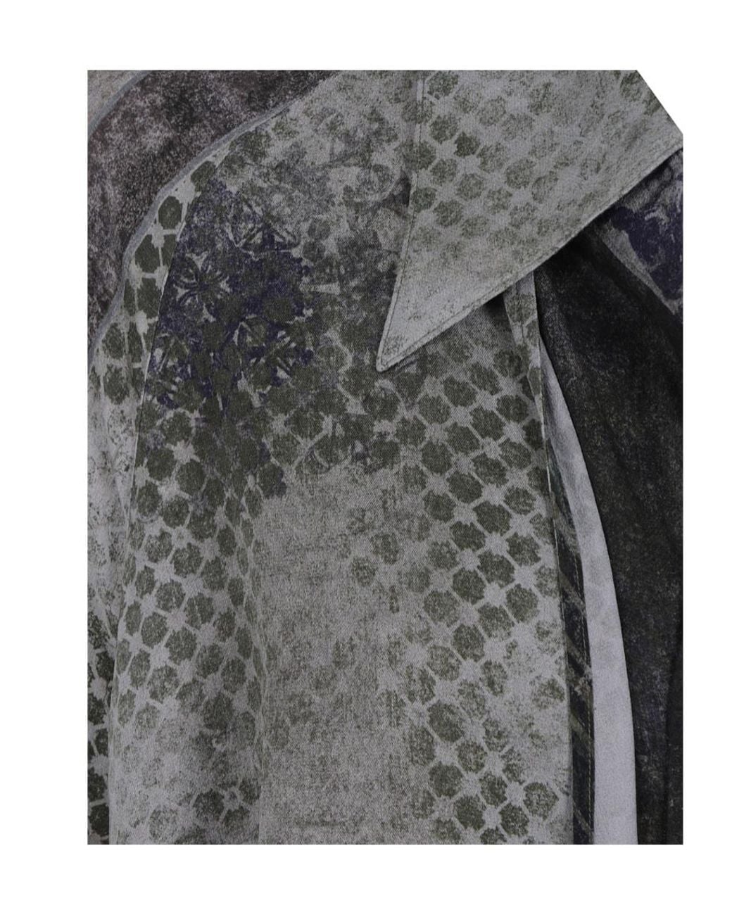 Ziggy Chen Gray Draped Long Shirt