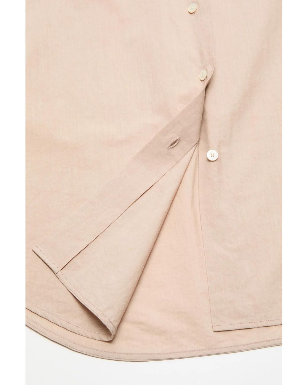 Acne Natural Chest-Pocket Sleeveless Shirt