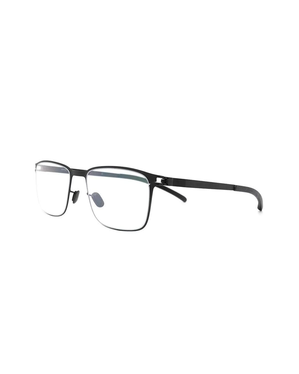 Mykita Metallic Henning Square Frame Glasses for men