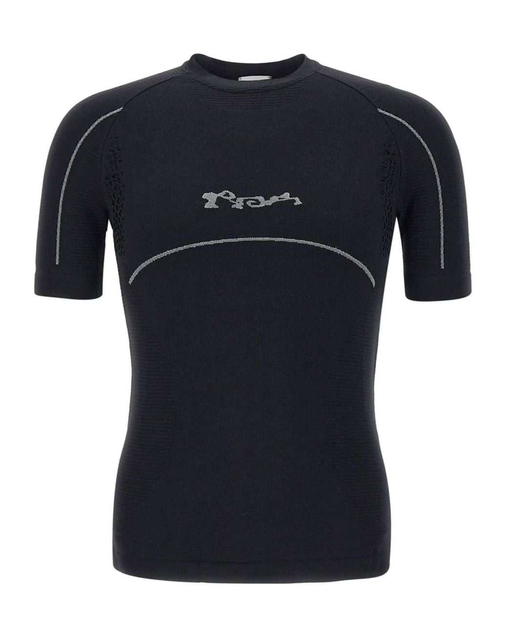 Roa Blue Seamless Crewneck T-Shirt for men