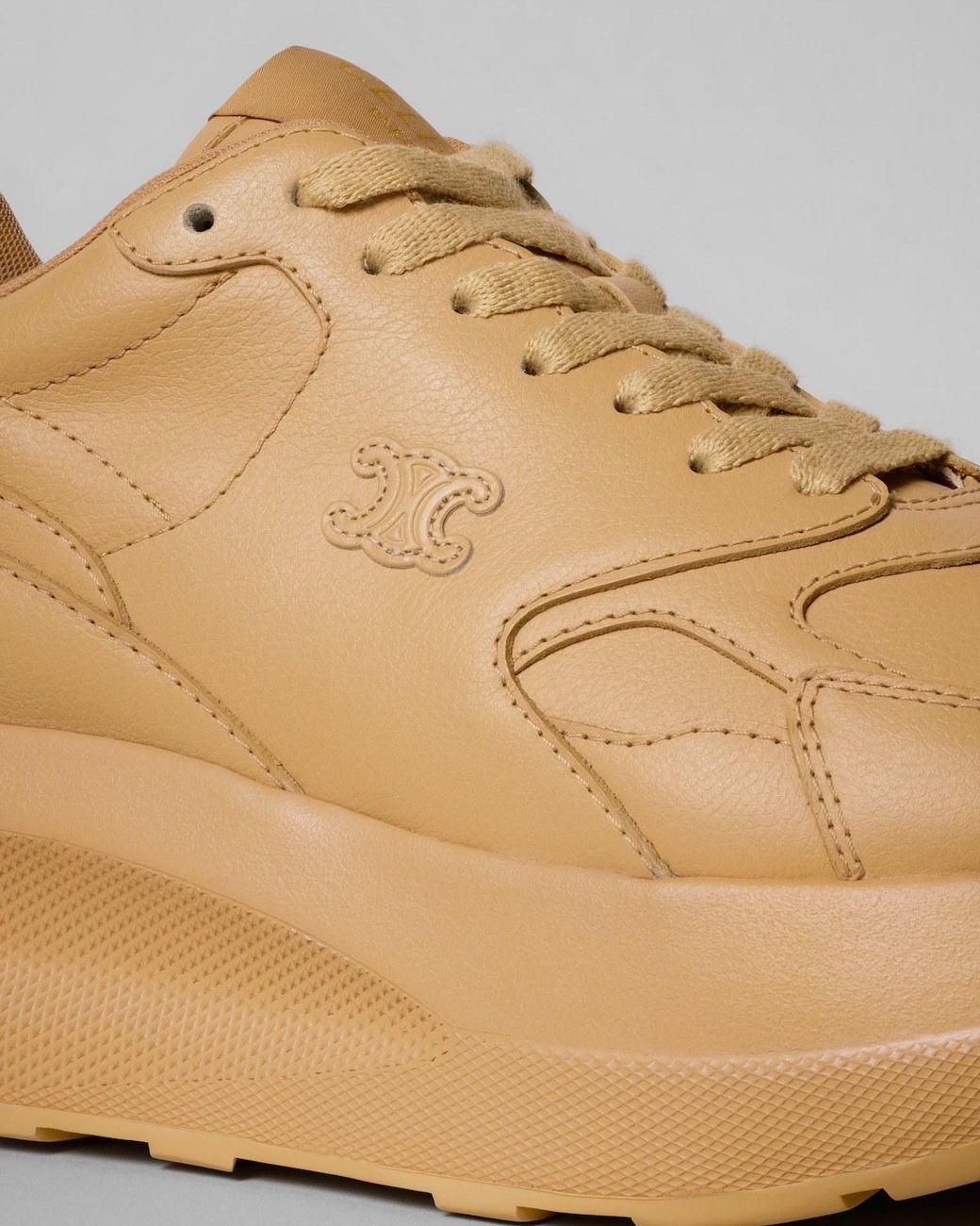 Céline Natural Rock Wedge Sneakers