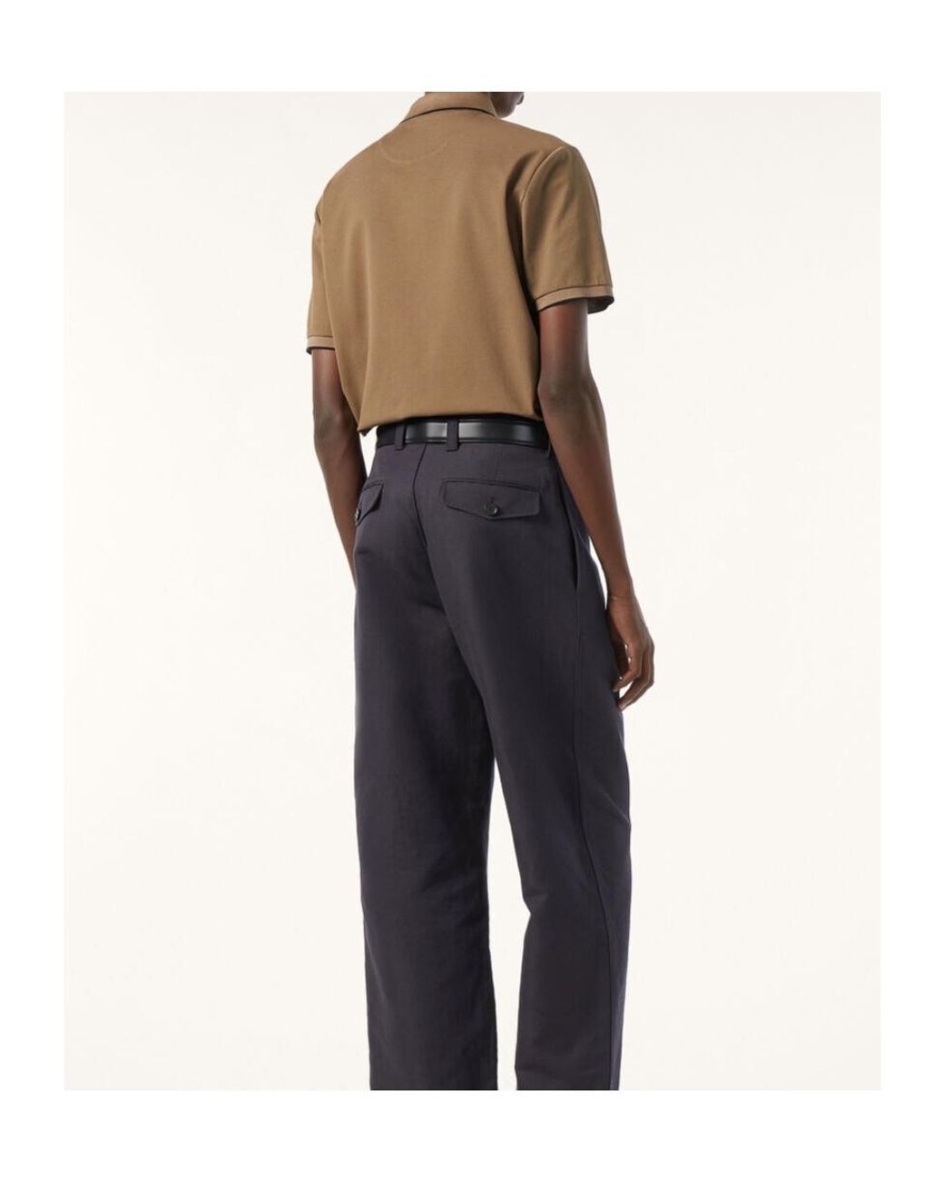 Loro Piana Brown Regatta Polo for men