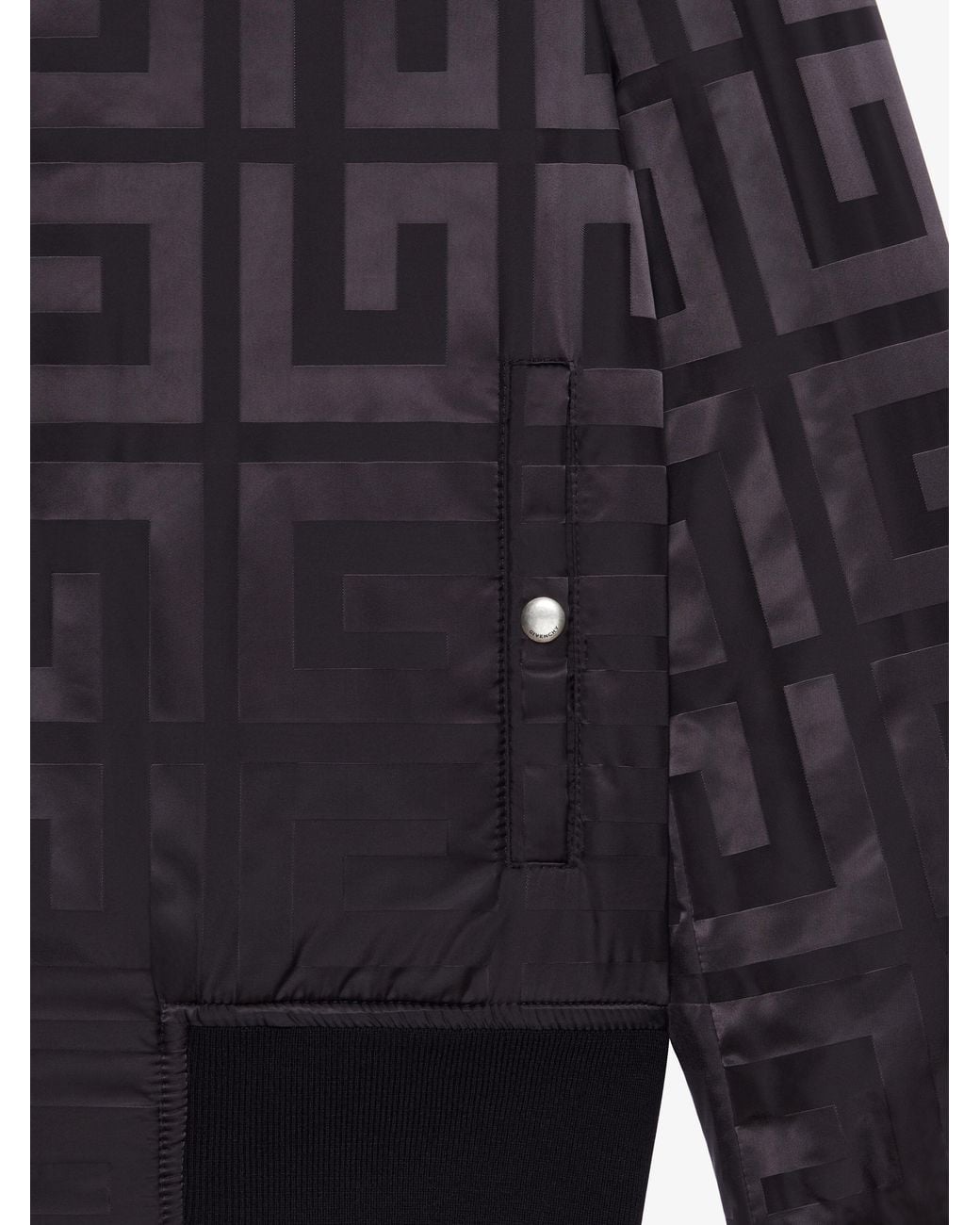 Givenchy Blue 4G Plaque Reversible Bomber Jacket for men