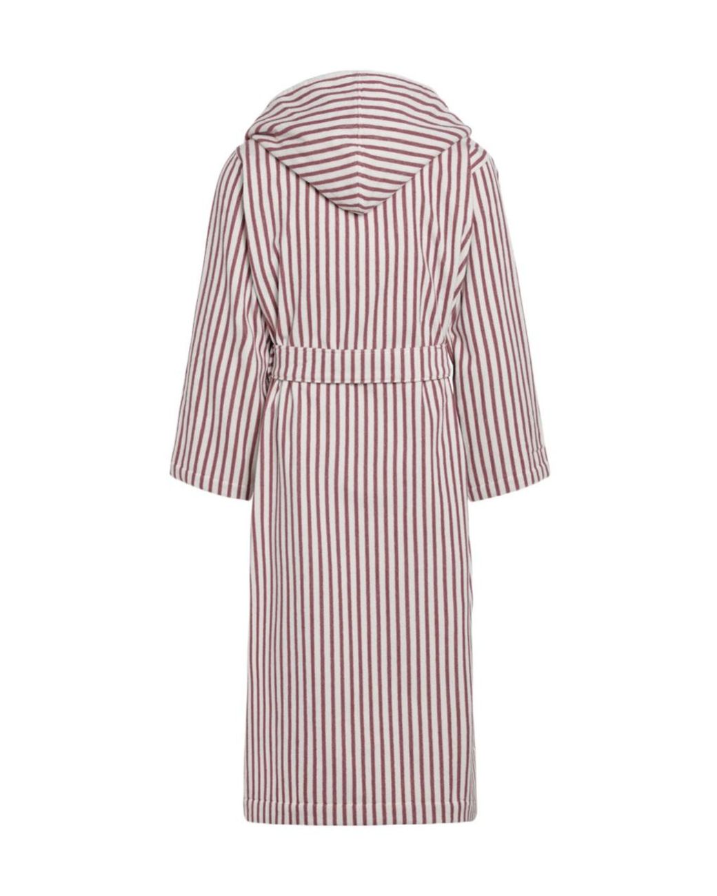 Tekla Purple Striped Bathrobe for men
