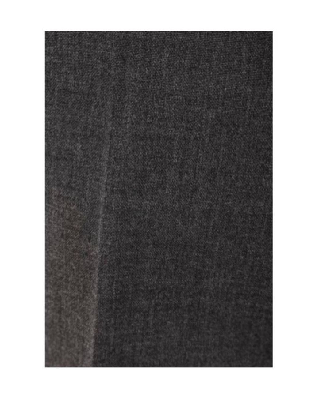 Thom Browne Gray Mid-Rise Slim-Fit Tailored Trousers for men