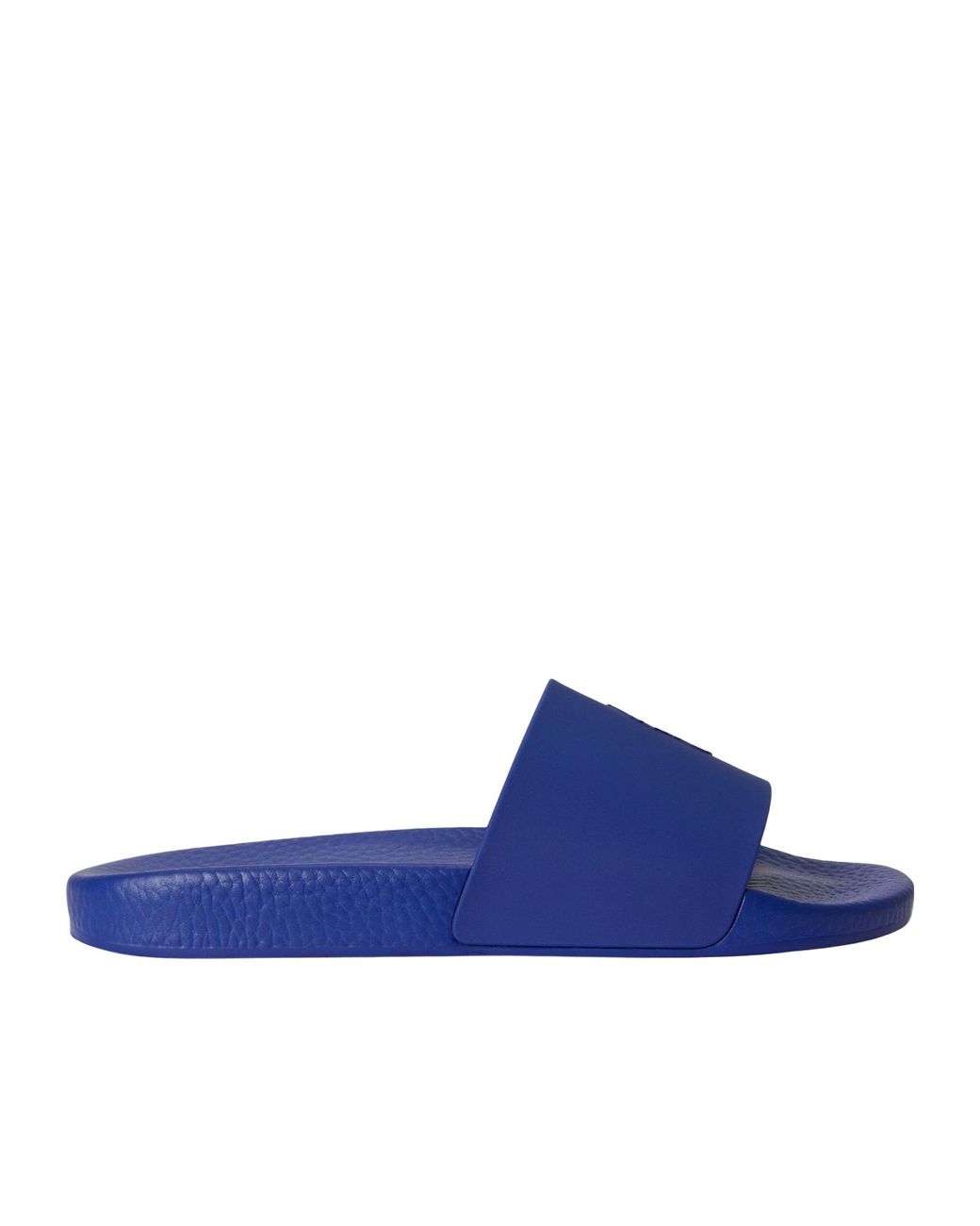 Polo Ralph Lauren Blue Plain Pool Slides for men