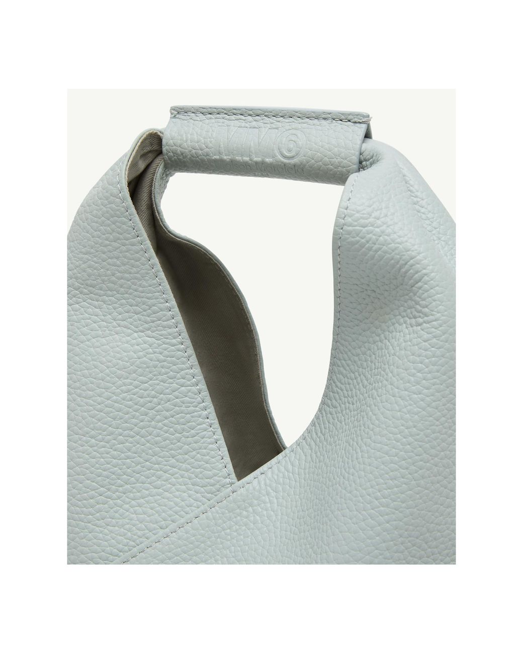 MM6 by Maison Margiela Blue Circular Top Handle Bag