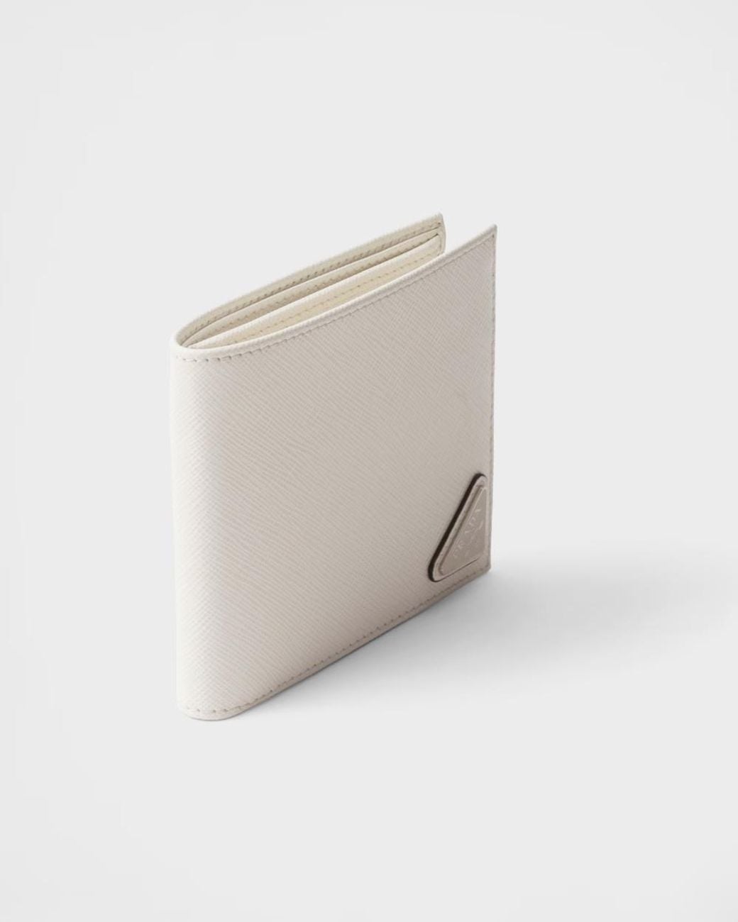 Prada White Logo Wallet for men