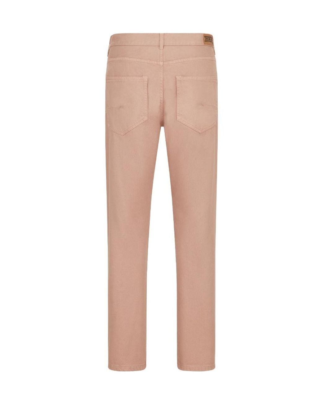 Dior Natural Christian Straight Leg Cropped Jeans