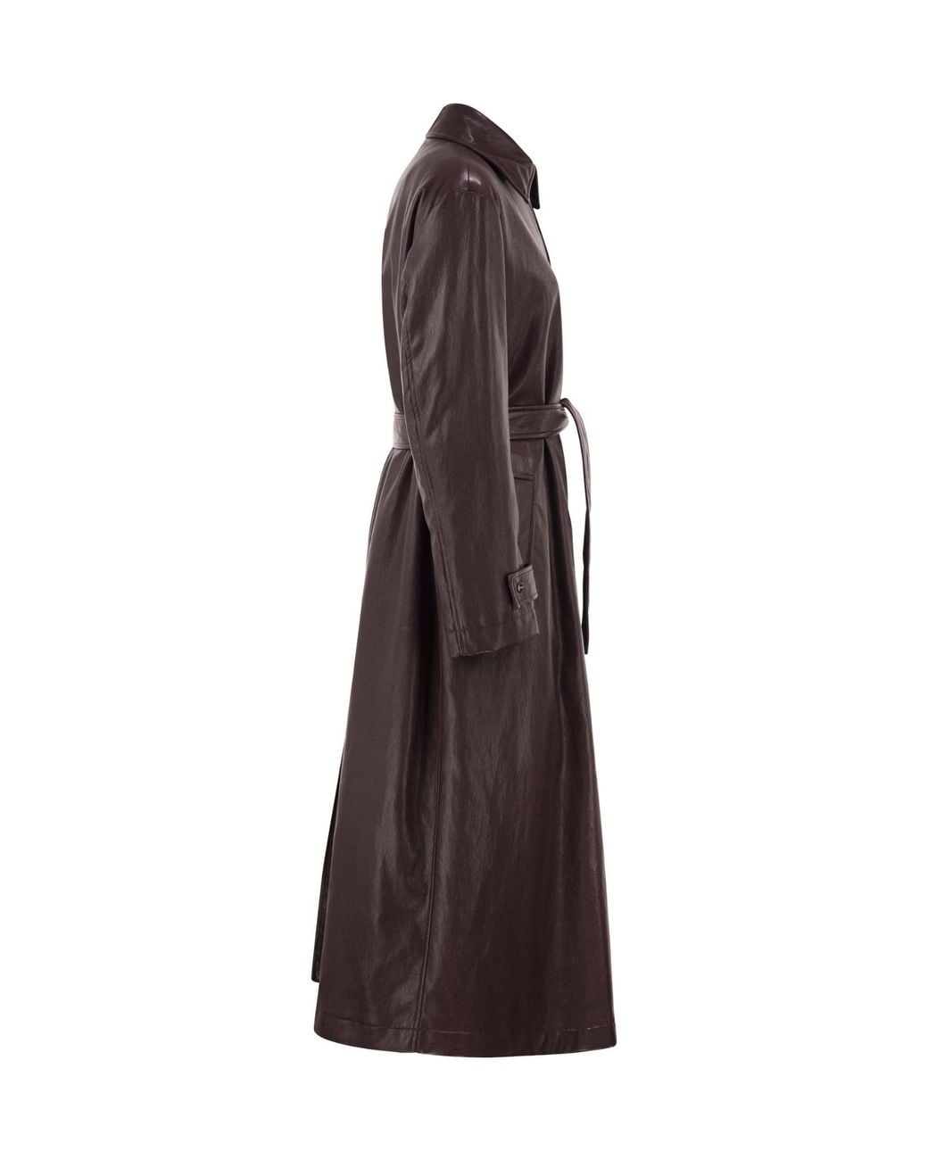 Herno Brown Long Belted Coat