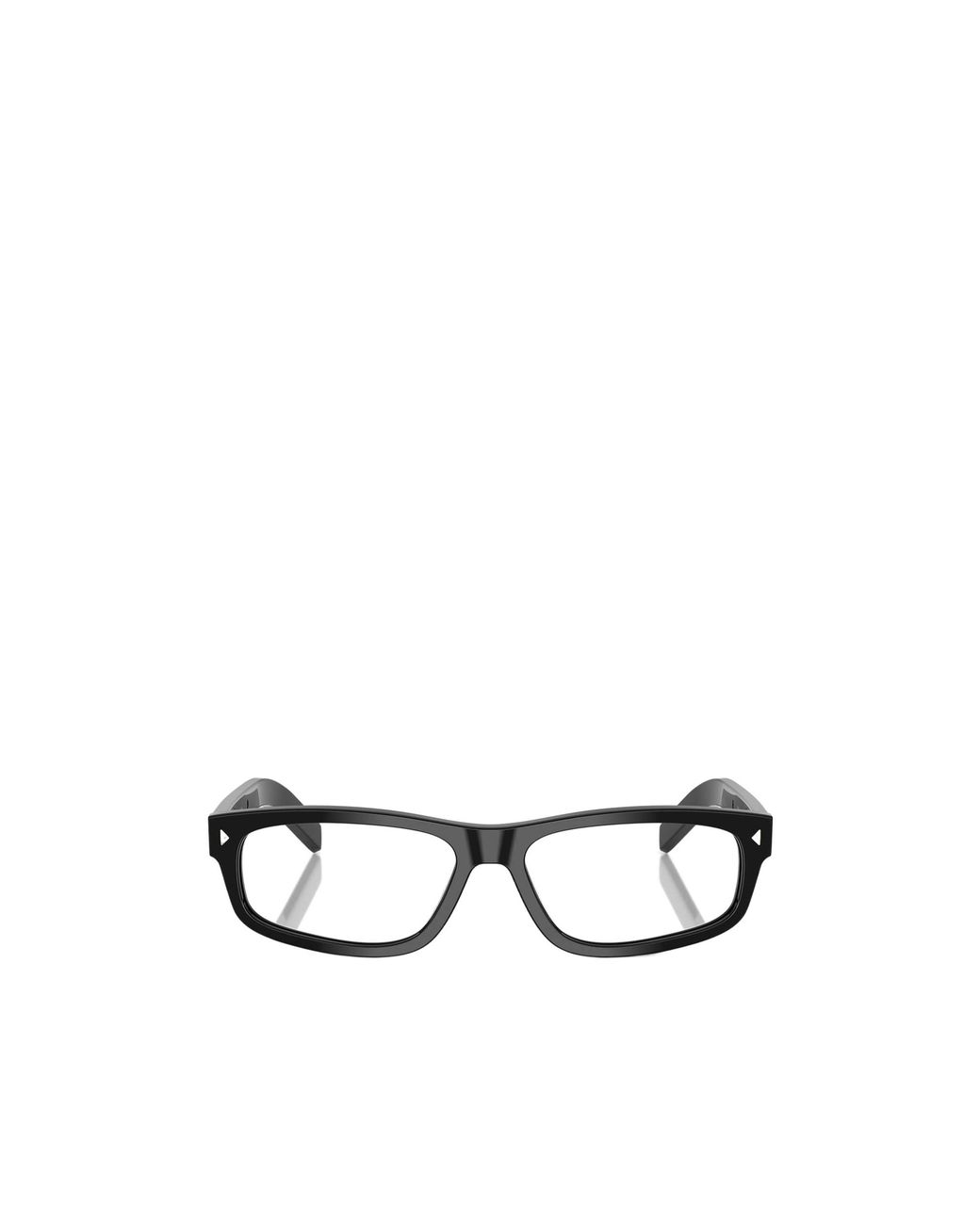 Prada White Eyewear Rectangular Frame Glasses for men