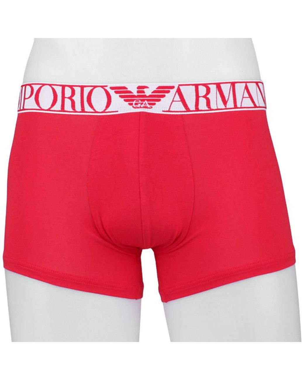 Emporio Armani Red Logo Briefs 2-Pack for men