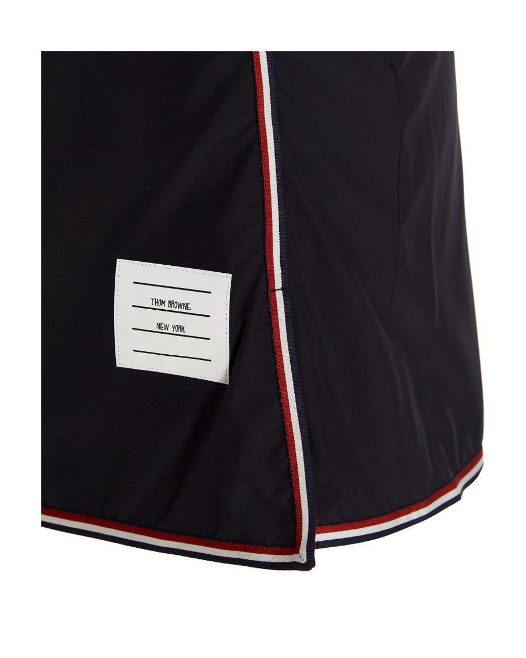 Thom Browne Black Rwb High-Waist Golf Mini Skirt