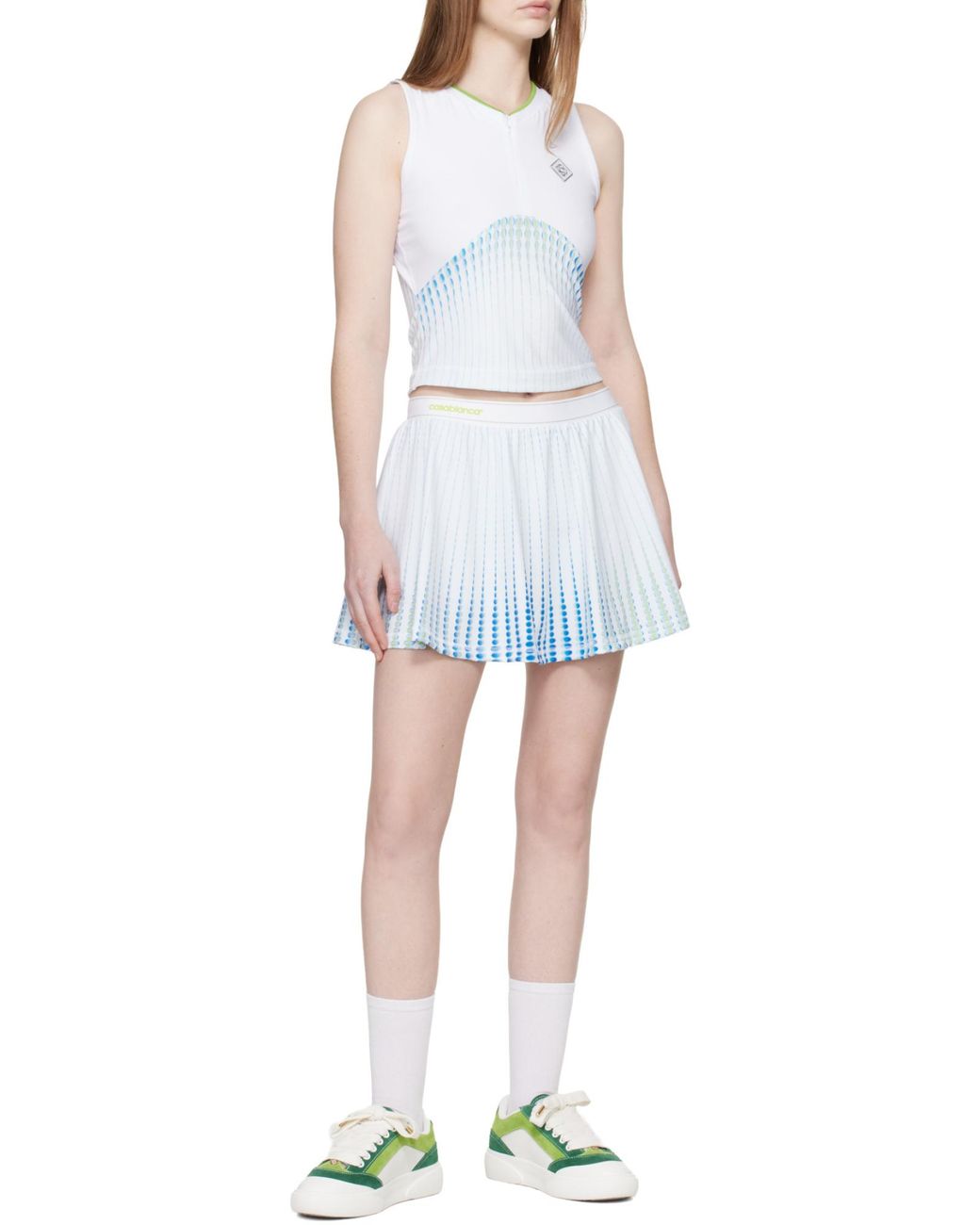 Casablanca Blue Sleeveless Tops