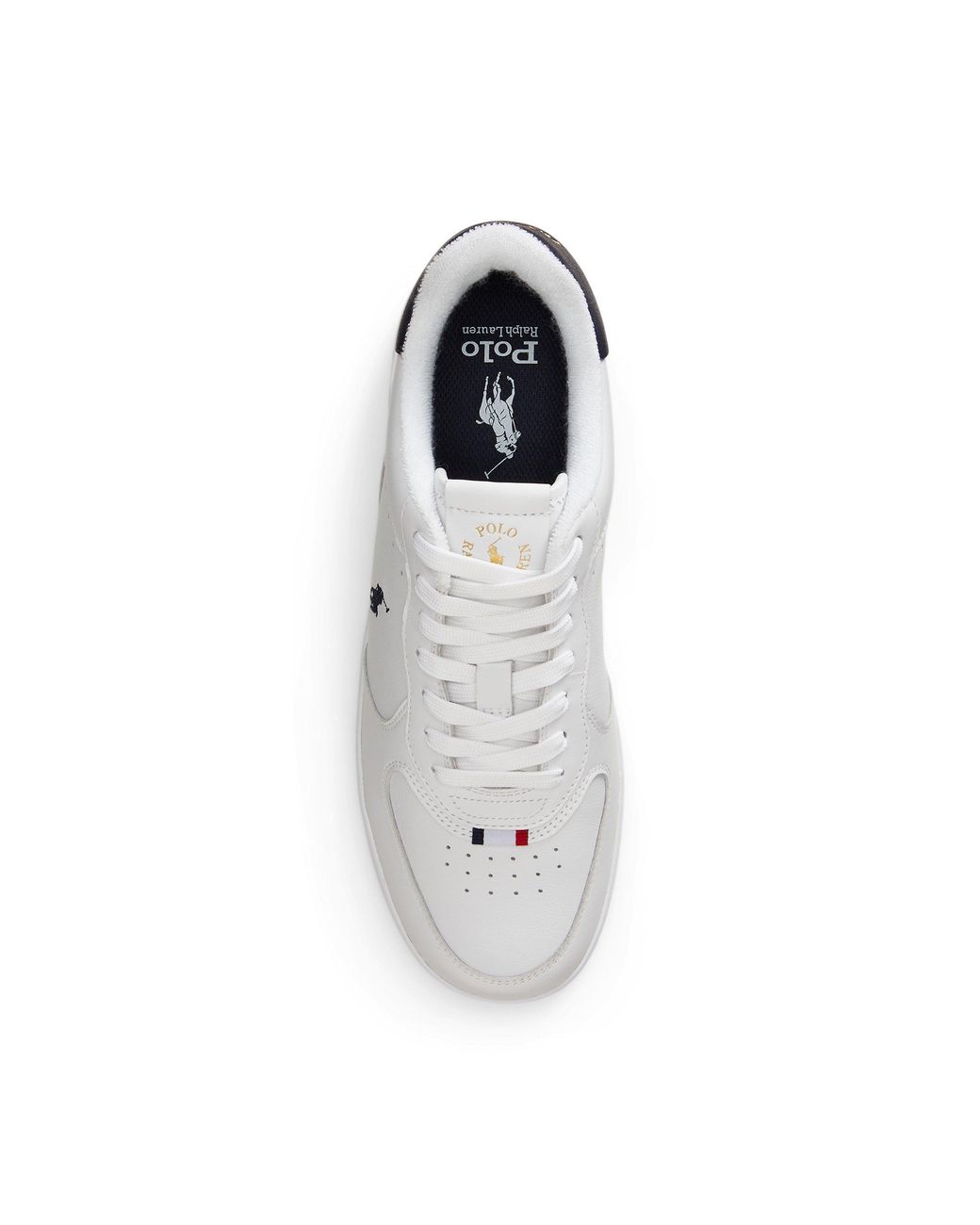 Polo Ralph Lauren White Minimalist Versatile Sneakers for men