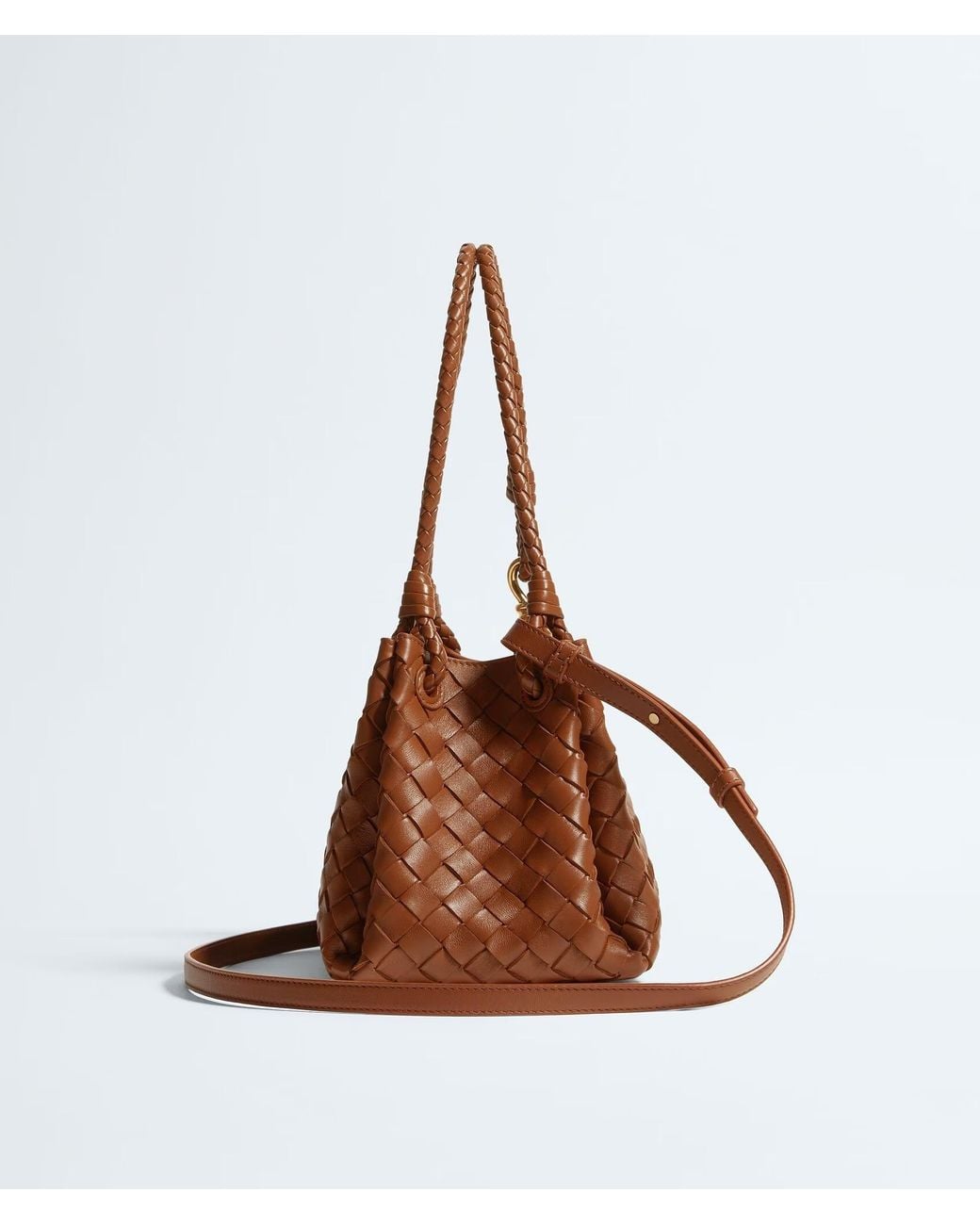Bottega Veneta Brown Woven Shoulder Bag