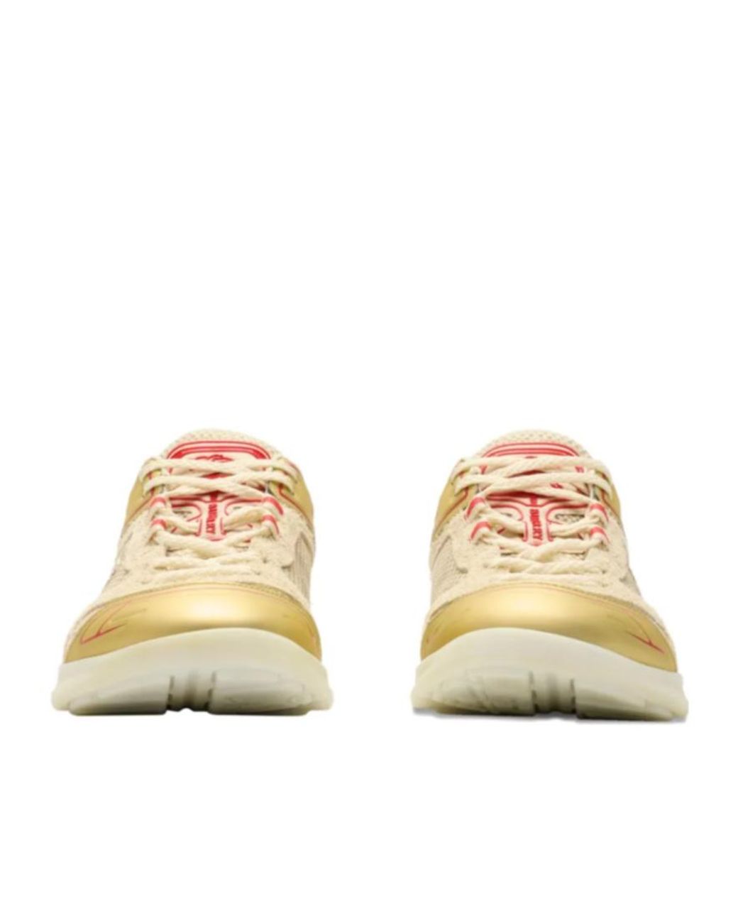 Burberry Natural Matrix Mesh Lace-Up Sneakers
