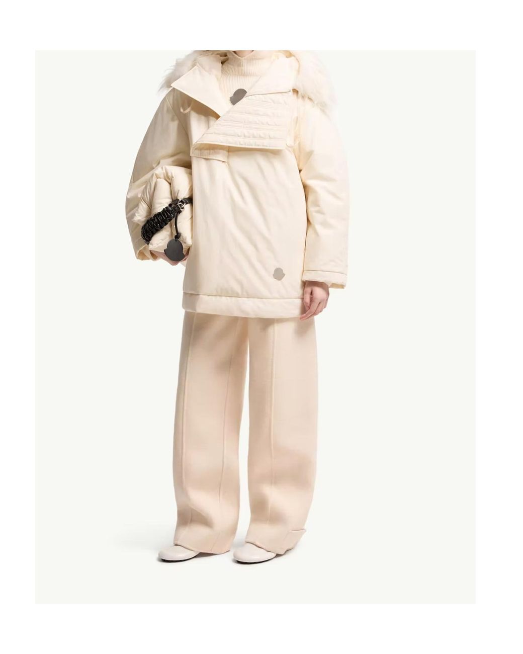 Moncler Natural Jil Sander Bowtiediene Short Down Jacket for men