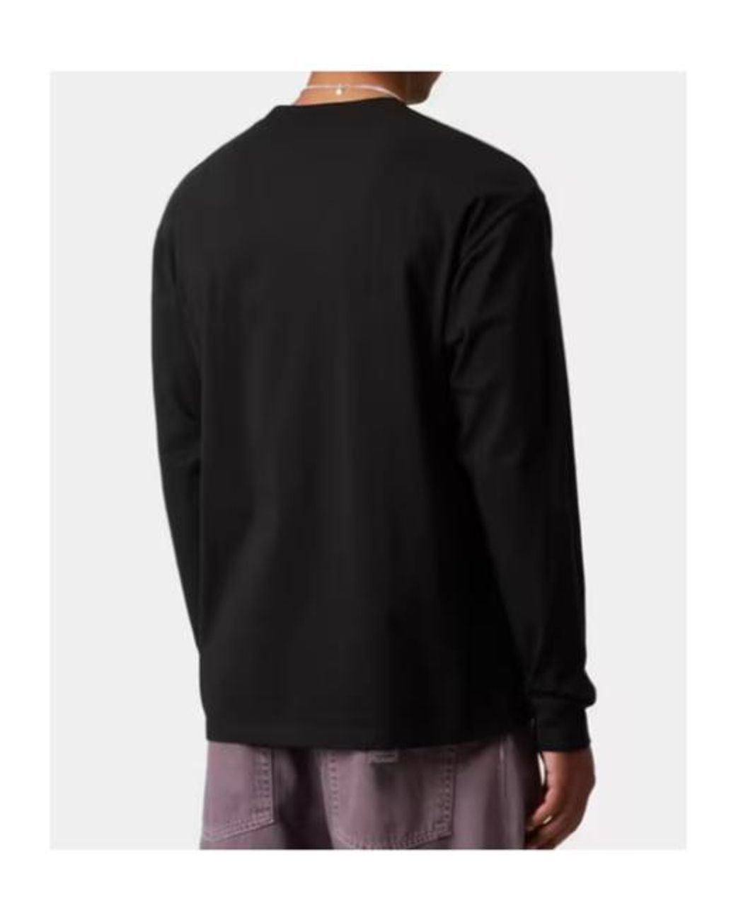 Carhartt Black Pocket Heart Long-Sleeve T-Shirt for men