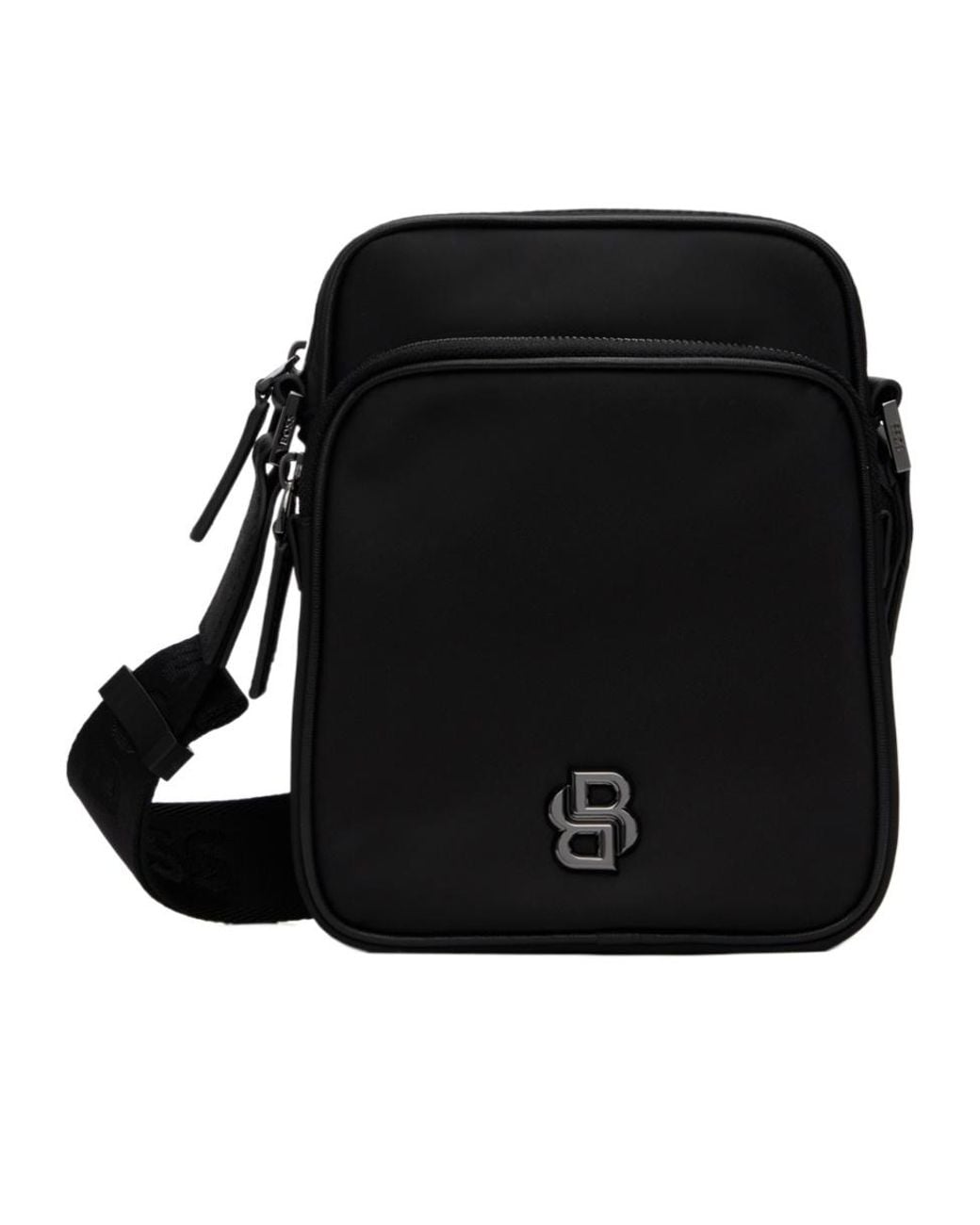 Boss Black Boss Twill Zip-Up Reporter Bag for men