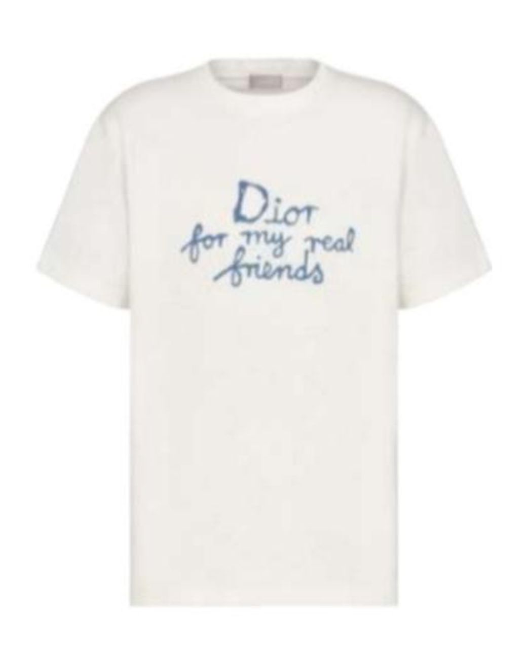 【着心地も抜群☆】DIOR AND HYLTON NEL Tシャツ DIOR AND HYLTON NEL T-Shirt, Relaxed Fit Blue Cotton Jersey