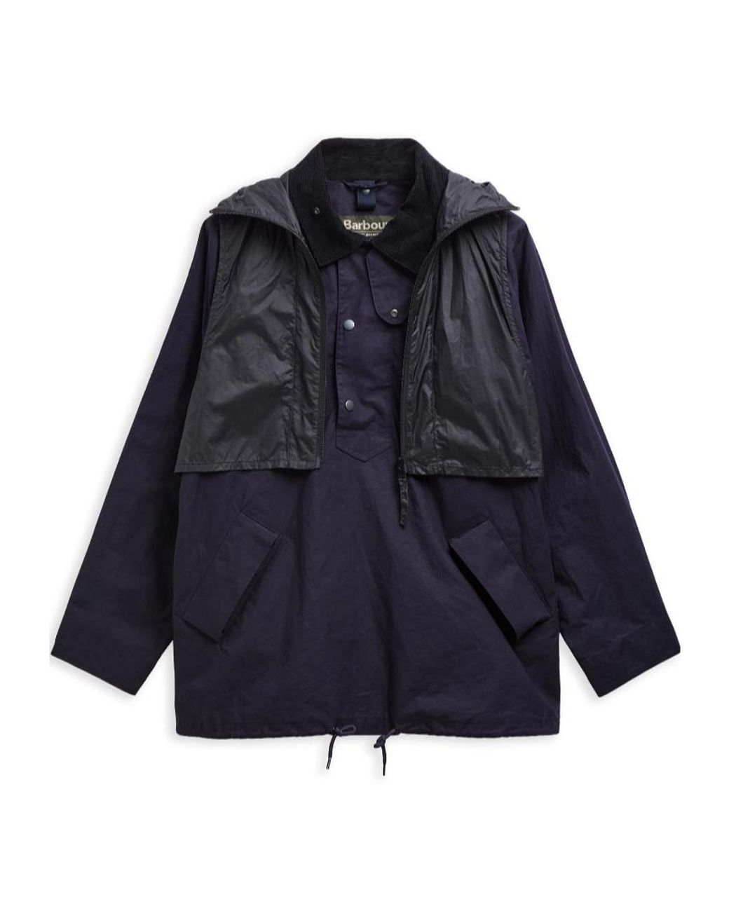 Barbour Blue X Kaptain Sunshine Smock Jacket for men
