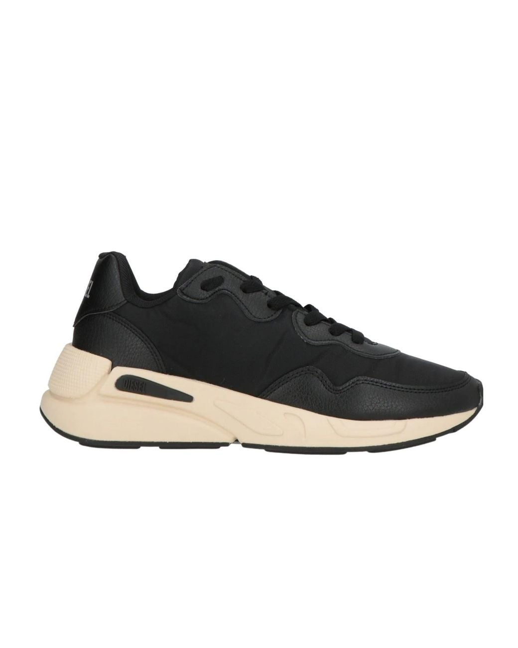 DIESEL Black Low-Top Casual Shoes for men
