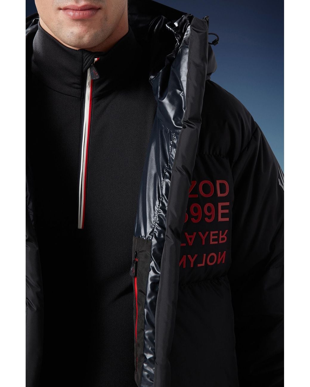 Moncler Black Mazod Short Down Jacket for men