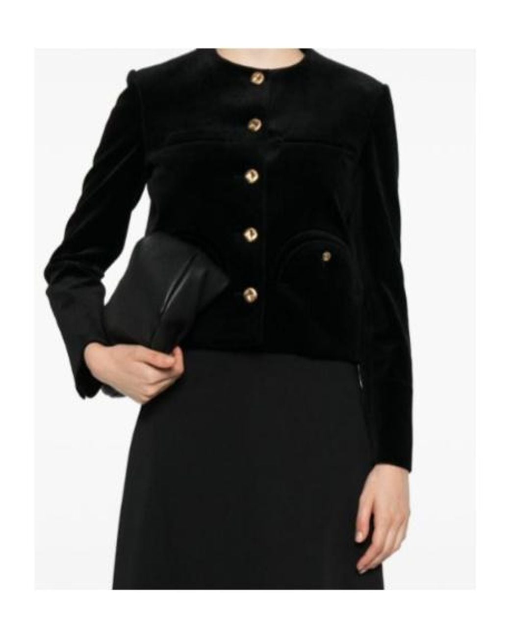 Blazé Milano Black Blazé Milano Jealousy Shamo Cropped Blazer
